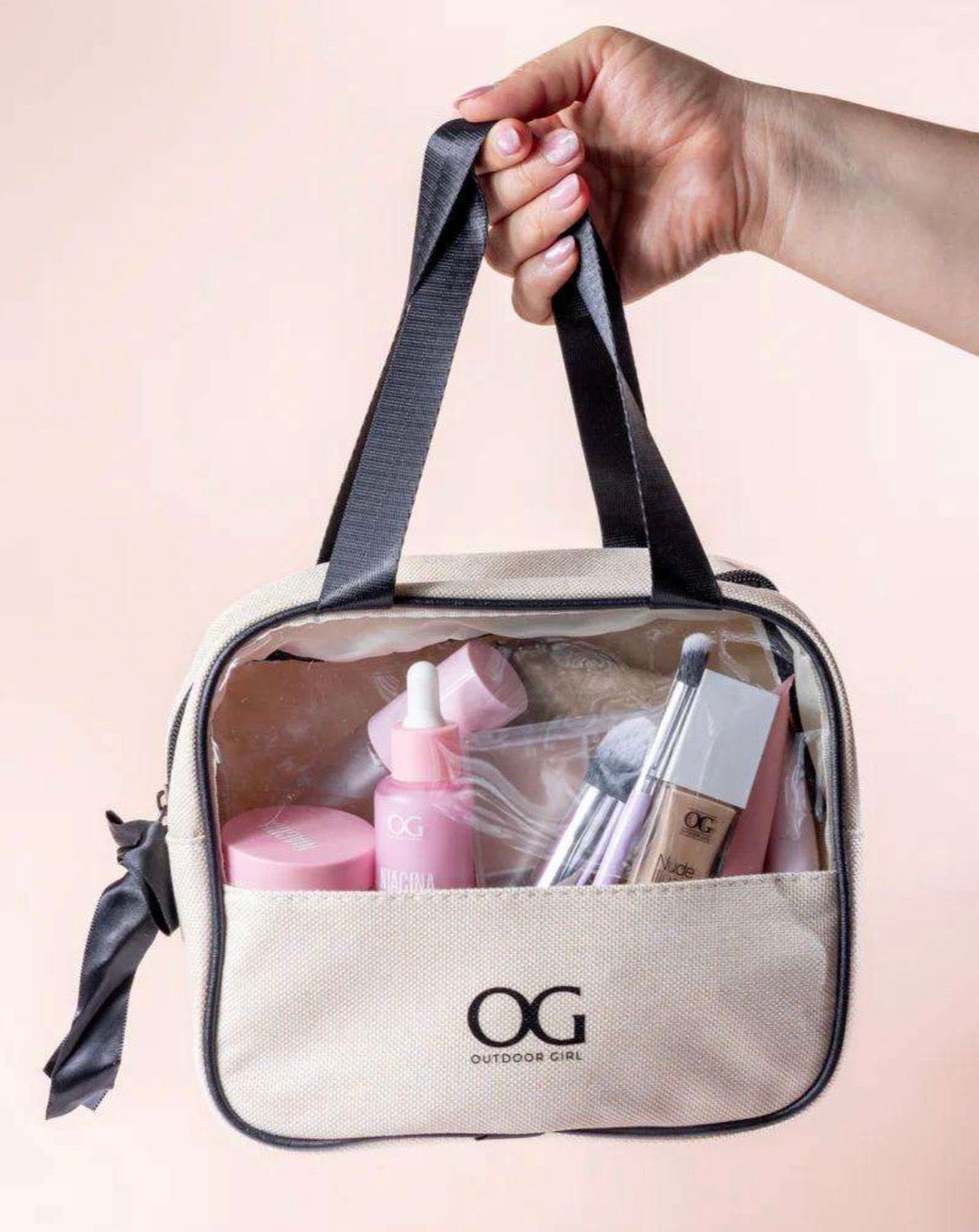 Cosmetiquera OG Tejida Beige