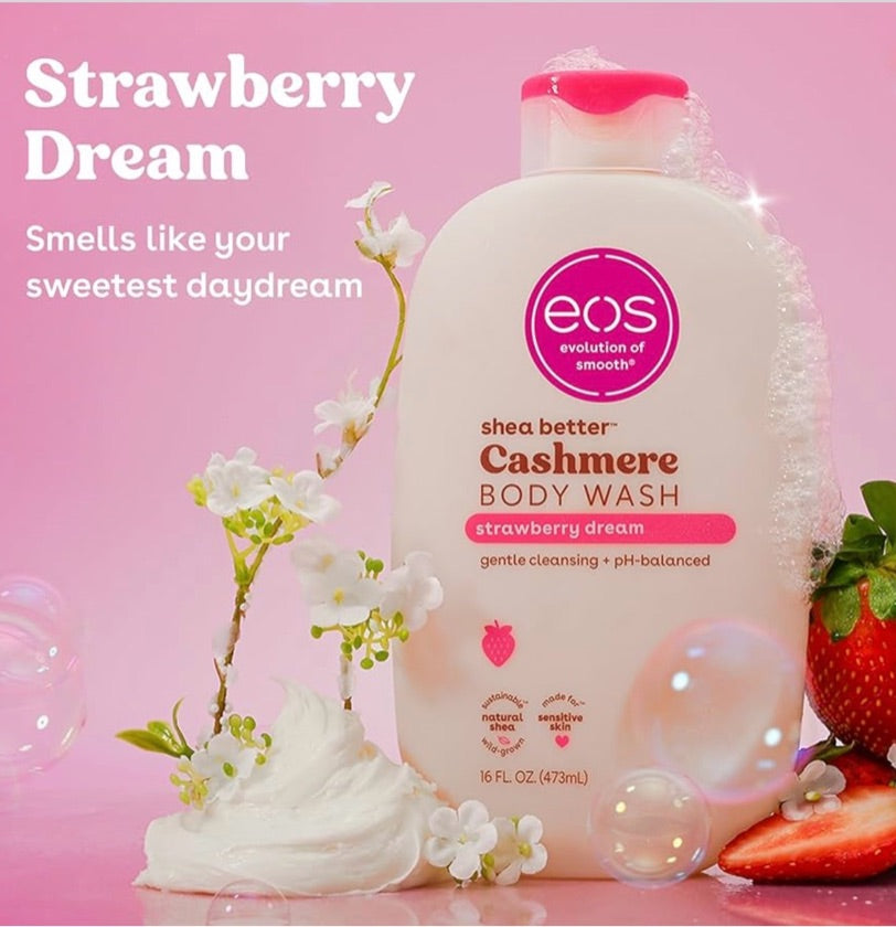 Body wash Eos Straberry Dream