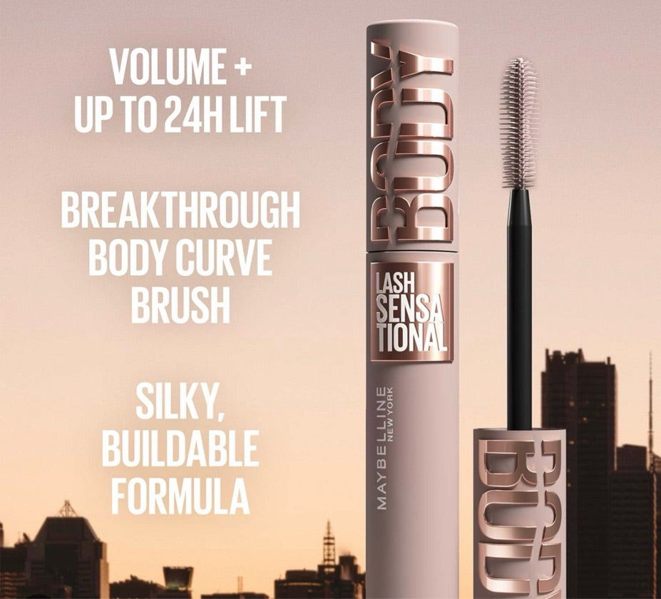 Pestañina lash sensational Maybelline Body