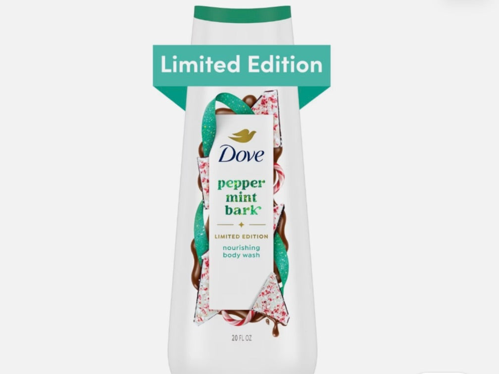 Body Wash Dove Pepper Mint Bark