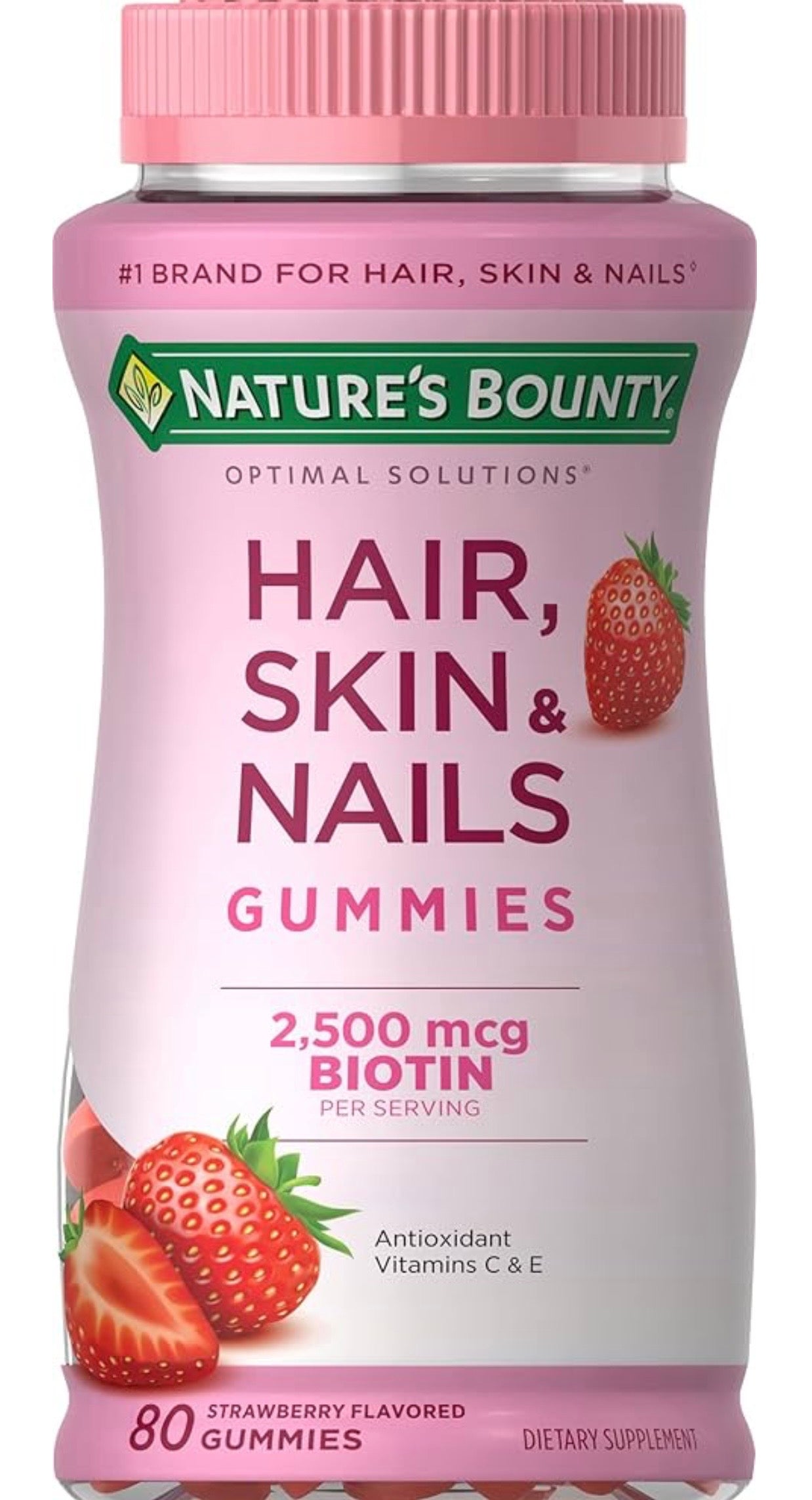Hair Skin Nails gomitas x80 Biotin