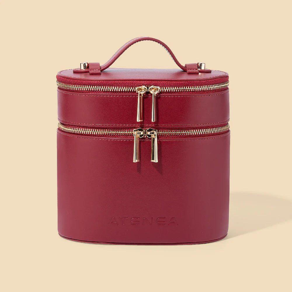 Cosmetiquera Dúo Burgundy