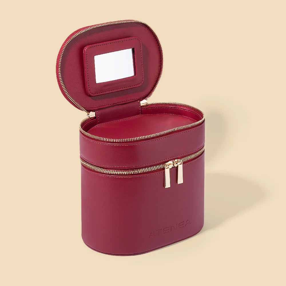 Cosmetiquera Dúo Burgundy