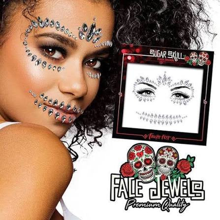 Gemas autoadhesivas calavera