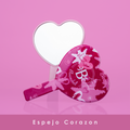 Espejo Love bloomshell