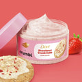 Exfoliante Corporal Dove x Crumbl Fresa