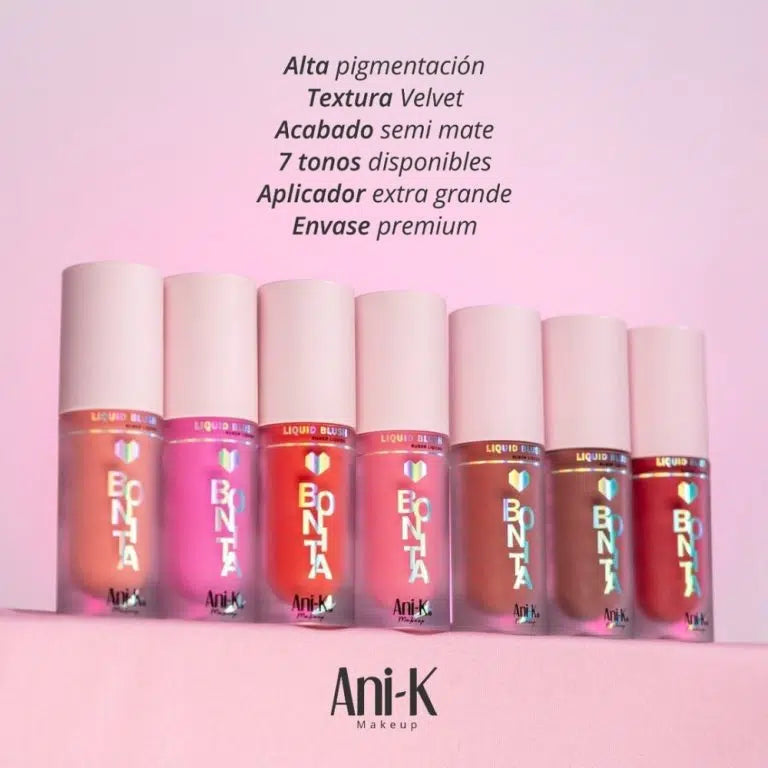 Rubor líquido bonita Anik