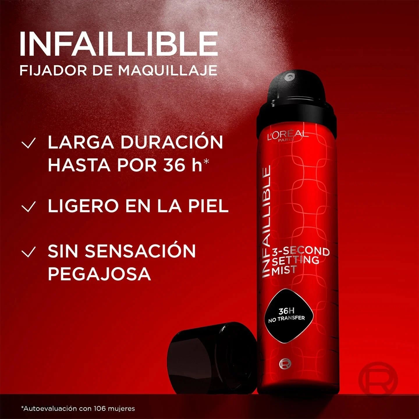 Fijador infalible L’Oréal 36h